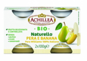 OMOGENIZZATO NATURELLO PERA BANANA BIO 2X100G -ACHILLEA