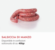 SALSICCIA PIEMONTESE 500g ca - SALUMERIA FEA