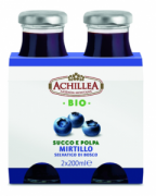 SUCCO E POLPA MIRTILLO 2 X 200ML - ACHILLEA