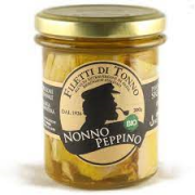 FILETTI DI TONNO ALALUNGA IN EVO BIO 200G -PEPPINO BRUNETTO