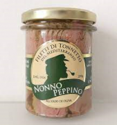 FILETTI DI TONNETTO IN OLIO DI OLIVA 200G - PEPPINO BRUNETTO