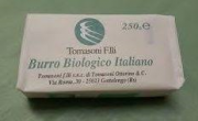 BURRO BIO 250G - TOMASONI