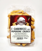 TARALLI CASERECCI CON PEPERONE CRUSCO 300G - LE DELIZIE DEL GRANO