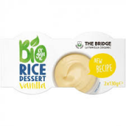 BIO SOIA DESSERT VANIGLIA 2X130G - THE BRIDGE