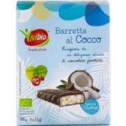 BARRETTA AL COCCO DARK CHOCO 96G - VIVIBIO