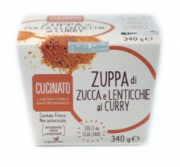 ZUPPA LENTICCHIE E CURRY MONO 340g - CUCINATO